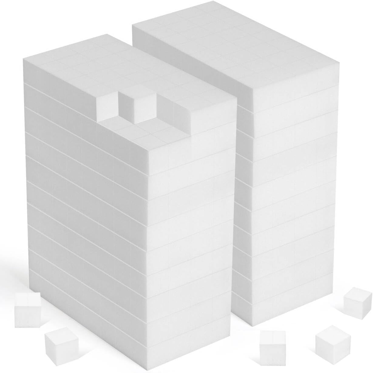 Trendbox 50 Pack Melamine Sponges Magic Cleaning Sponges in Bulk Melamine Foam for Dishes Eraser Sponges for Cleaning