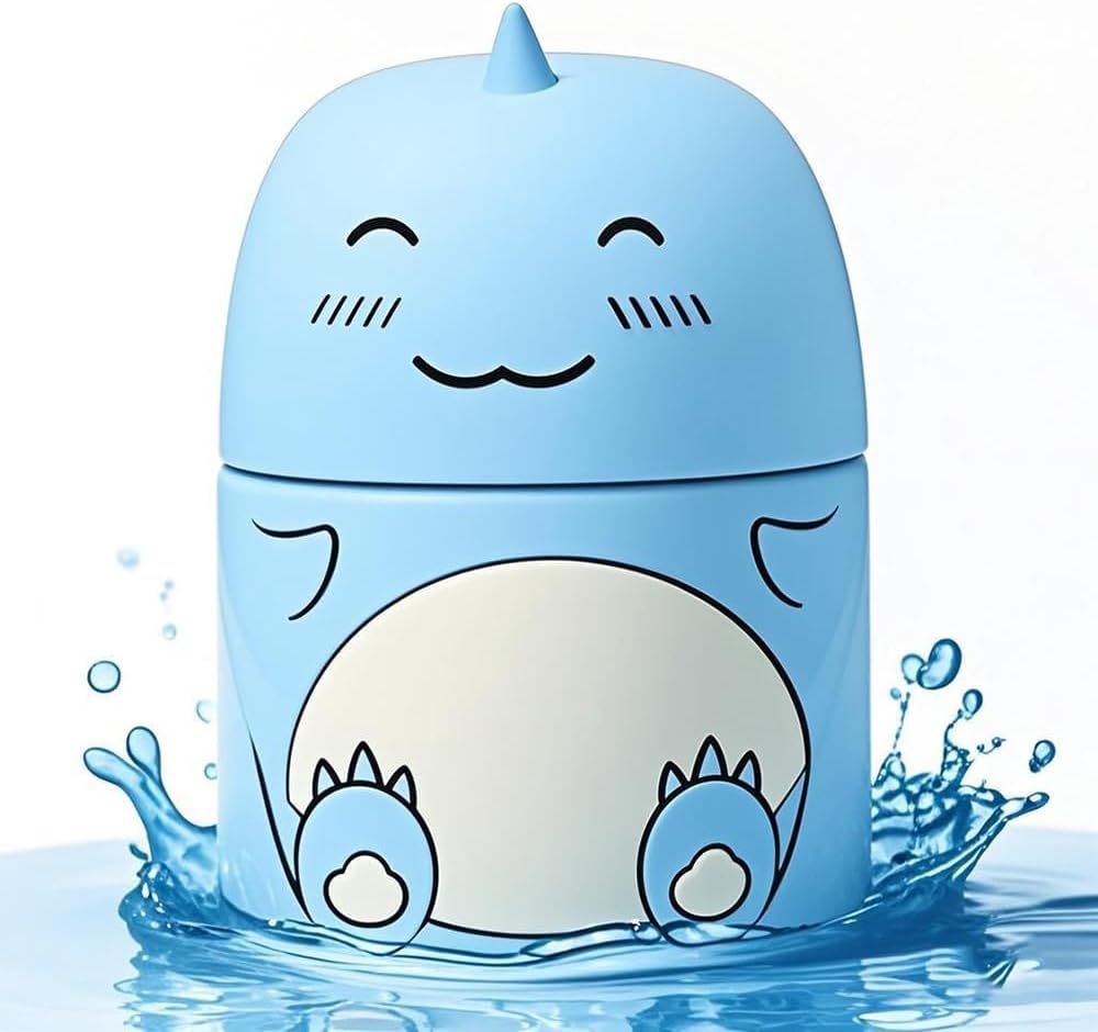 Cute Dinosaur-Shaped Toilet Bowl Cleaner Bottle, Bathroom Toilet Tank Cleaner with Ocean, Jasmine, and Peach Scent,Three bottles can be used for 9 months (Ocean&Peach&Jasmine)
