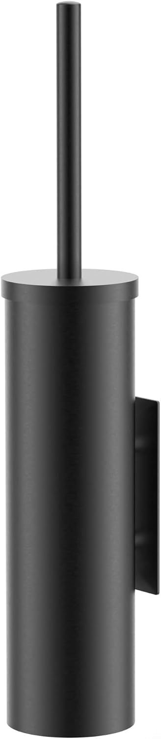 Stainless Steel Toilet Brush and Holder Set Oil Rubbed Matte Black Heavy Duty Toilet Bowl Brush with Long Handle for Bathroom and Farmhouse