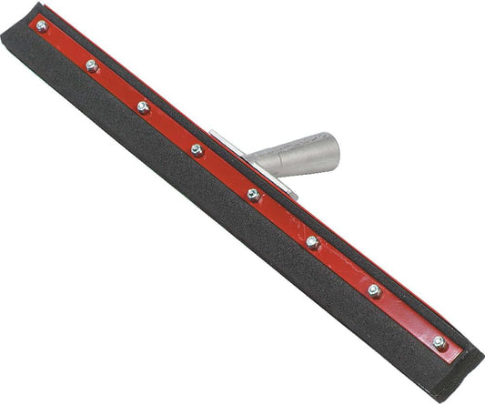 Carlisle FoodService Products Double Neoprene Floor Squeegee with Steel Frame, 1" Height, 30" Width, 12" Length, Foam Rubber, 30