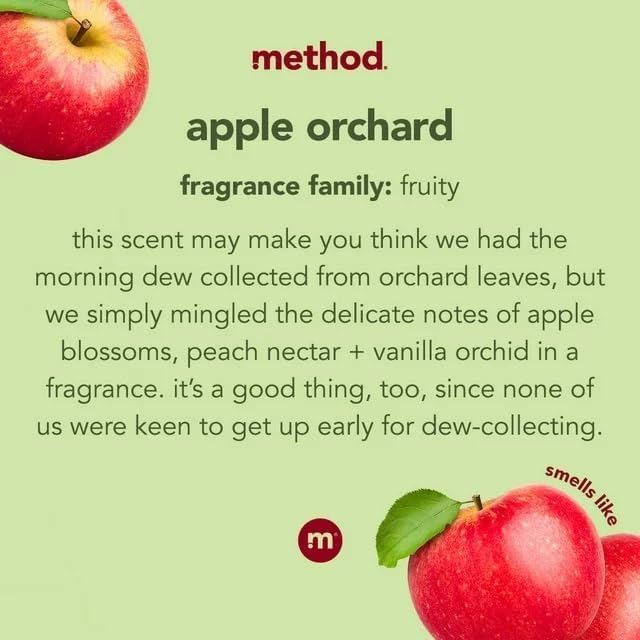 Method Stainless Steel Cleaner, Apple Orchard, 14 OZ (Pack of 1)