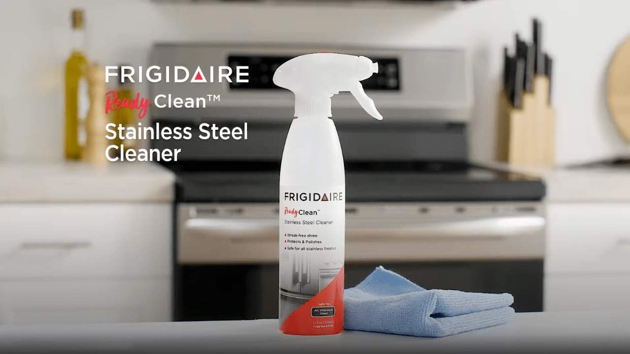 Frigidaire 10FFSSCL02 Ready Clean Stainless Steel Cleaner, 12 Ounces, 2-Pack