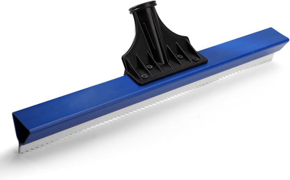 Epoxy Floor Squeegee, 16 Inch Epoxy Squeegee with 0.16 Inch Teeth Notched for Self Leveling Cement Urethane Trowel Spreader Floor Tools for Professionals Beginners