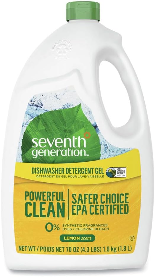 Seventh Generation Free and Clear Dishwasher Detergent Gel 42 Fluid ounce