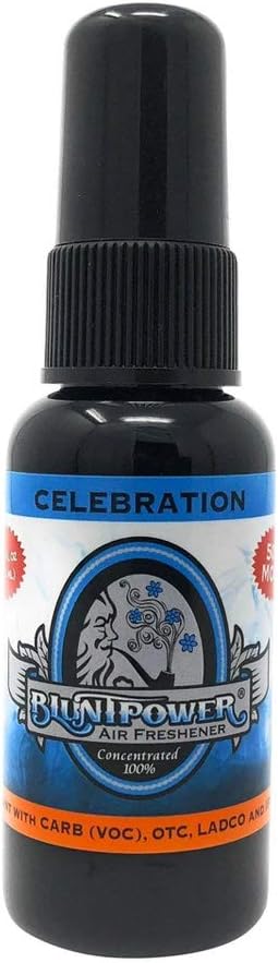 BluntPower Oil Based Concentrated Air Freshener and Oil for Diffuser - Air Freshener Spray For Room, Car, Bathroom - Concentrated Room Deodorizer & Odor Eliminator Spray - Cherry 1.5oz. (3 Pack)