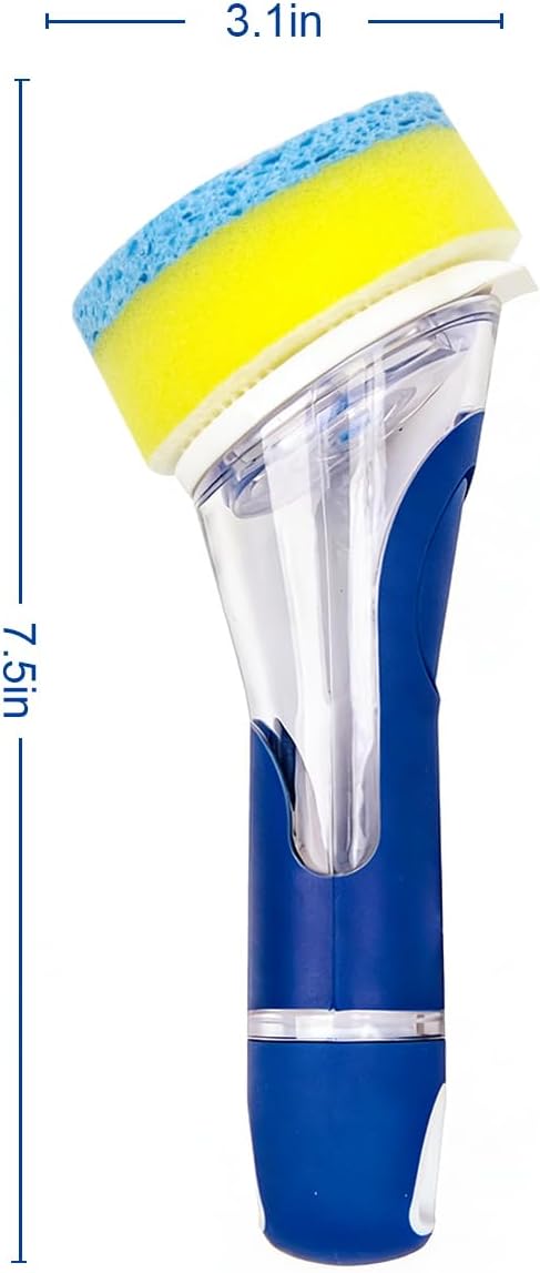 CELOX Dish Wand for Kitchen Cleaning, Non-Scratch Dish Scrubber with soap Dispenser