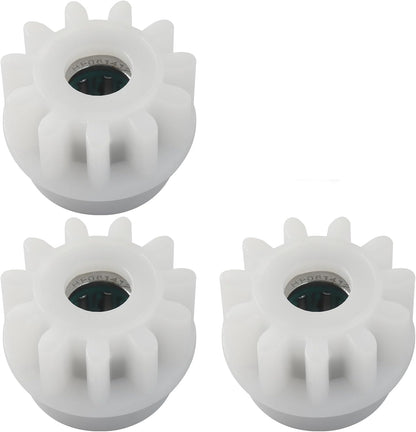 6 Pack Spin Mop Bucket Gear Replacement – Stainless Steel & Plastic White Gears, One Way Clutch Bearing Sprockets for Spin Mop Bucket Repair