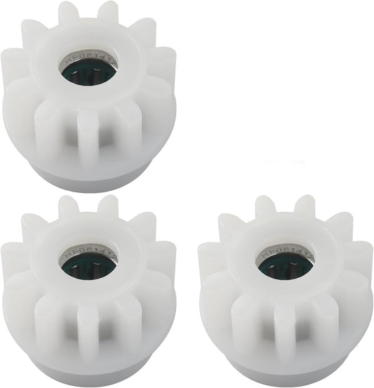 6 Pack Spin Mop Bucket Gear Replacement – Stainless Steel & Plastic White Gears, One Way Clutch Bearing Sprockets for Spin Mop Bucket Repair