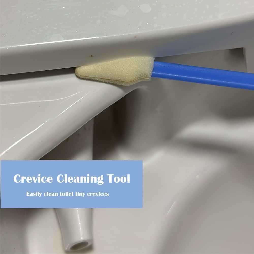 Disposable Crevice Cleaning Brushes, Multi-Purpose Narrow Gap Scrub Cleaner for Toilet Corner, Window Track, Door Groove, Car AC Vent & Small Spaces Household Cleaning Tools （200PCS）