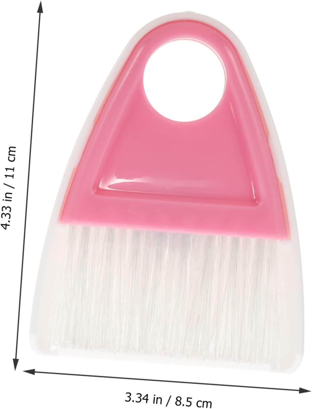 Mini Broom and Dustpan Set 2 Pieces Compact Desktop Cleaning Tools with Flexible Bristles for Pet Hair Household Debris and Car Interior Cleaning