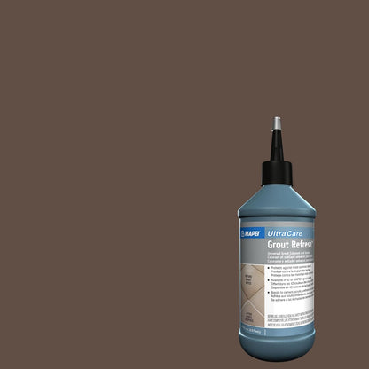 MAPEI UltraCare Grout Refresh, Universal Grout Colorant & Sealer, 8 oz Bottle – Easy Grout Restoration & Protection, 5047 Charcoal - Colors A