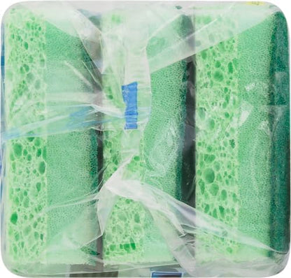 Dawn Power Clean Wedge-Shaped Scrubber Sponges, Pack of 3, Green