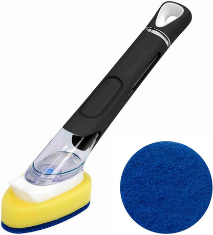 CELOX Dish Wand for Kitchen Sink Cleaning, Dish Scrubber with Soap Dispenser