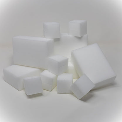 Bright Block Pick-a-Brick Magic Cleaning Eraser Sponges | Select Your Size High Density Melamine Scrubbers for The Bathroom, Kitchen, Floors, Baseboards, Grout, Magic Marker, Walls & More