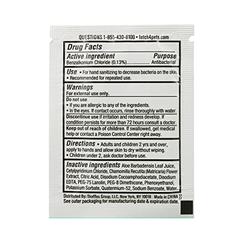 Cleanze Antibacterial Hand Sanitizing Wipes Individually Wrapped with Aloe, Unscented Disinfecting Hand Wipes for Travel and On the Go Sanitizing, Kills 99.9 Percent of Germs, 50 Count