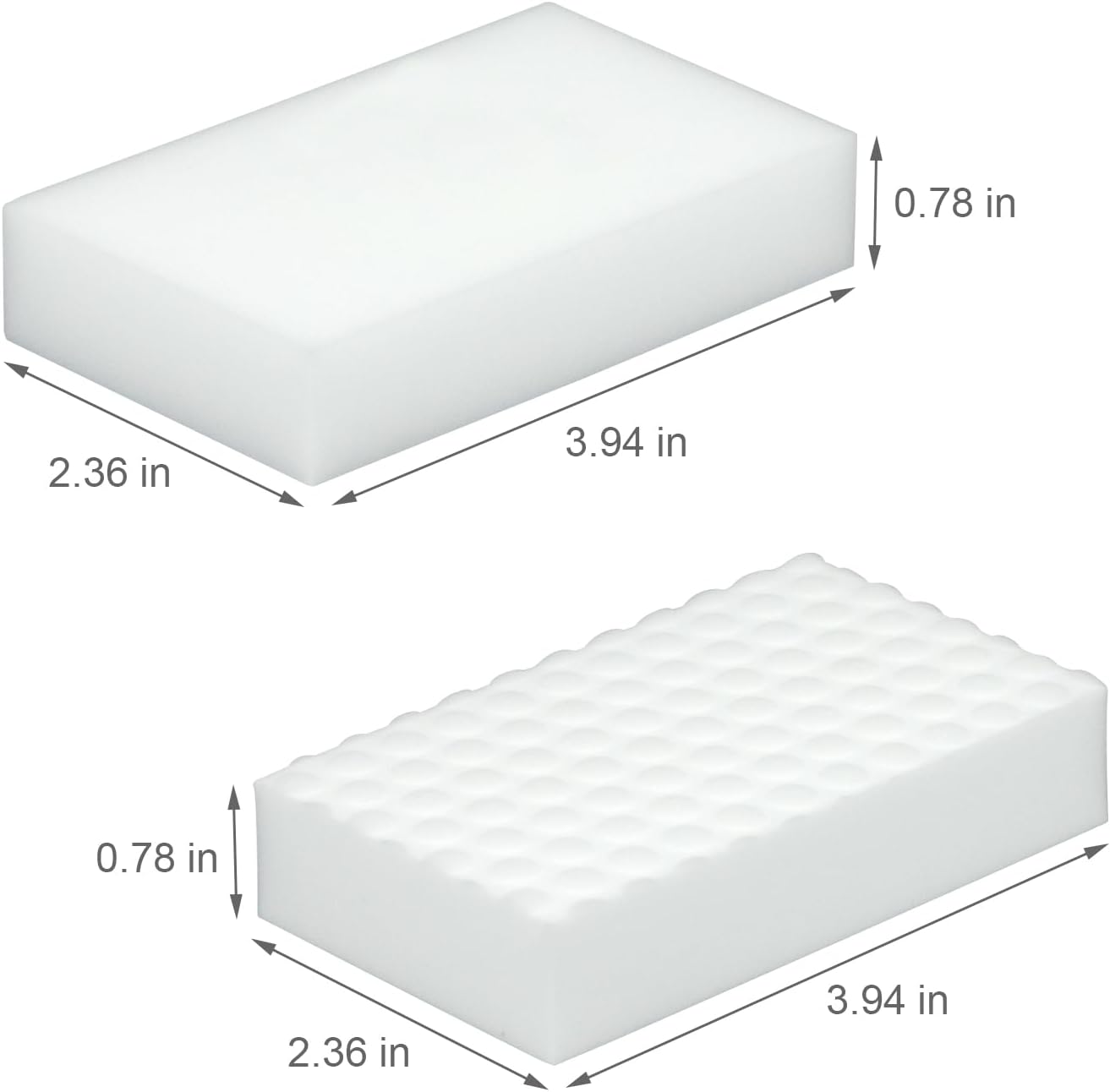 10Pcs Melamine Foam Sponge, 2X Density Magic Cleaning Eraser, Durable Multi-Surface Scrubber for Kitchen, Bathroom, Wall, Shoe, Car, Sink & Floor Household Cleaning Essentials(10 Pcs-2X Density)