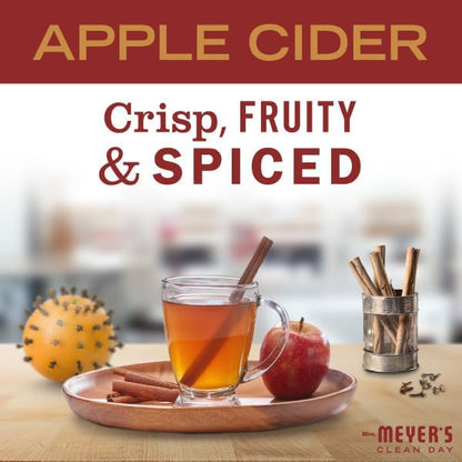 Mrs. MEYER'S CLEAN DAY Liquid Dish Soap 3 Pack Variety, Acorn Spice, Apple Cider, Fall Leaves, 16 OZ Each, 1 CT