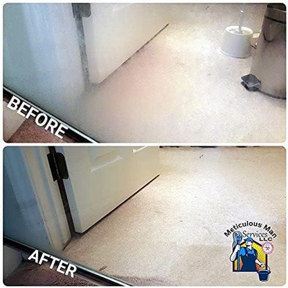 Bring It On Cleaner Hard Water Stain Remover 16 oz | Glass, Soap Scum Remover for Shower Glass, Fiberglass, Windows, Tile and Grout Cleaner, and Includes Scrubbing Drill Pads