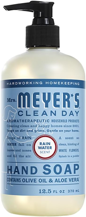 Mrs. MEYER'S Kitchen Set, Dish Soap, Hand Soap, and Multi-Surface Cleaner, 3 CT (Snowdrop)