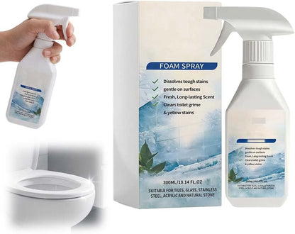 Oxalic Acid Cleaner Spray, 2026 Powerful Stubborn Stains Bathroom Cleaner Foam Spray, All-Purpose Bathrooms Descaler Foam Spray, Suitable for Tiles, Glass, Bathtub, Porcelain (1pcs)