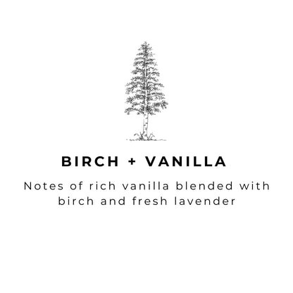 River Birch Luxury Linen and Room Spray - Home Signature Scent Balsam and Cedar Room Fragrance Spray - Fragrant Fresh Linen Air Freshener For Bedding - Handmade in Texas - 4 oz Glass Amber Bottle