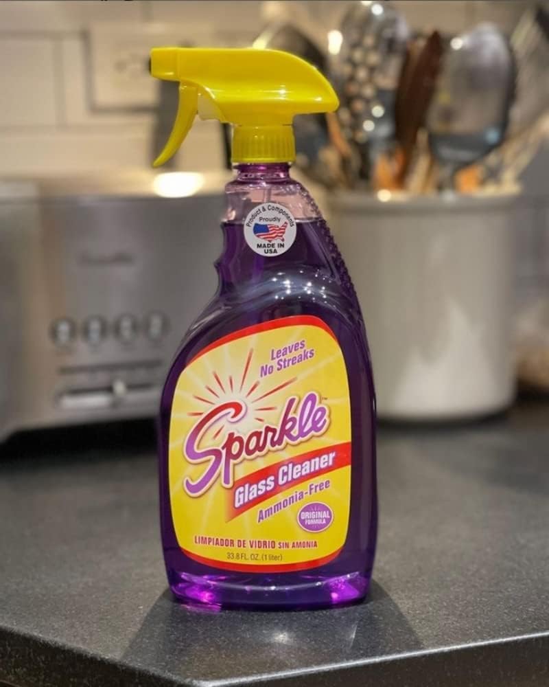 Sparkle Glass Cleaner, Ammonia-free, 33.8 oz. (Pack of 1)