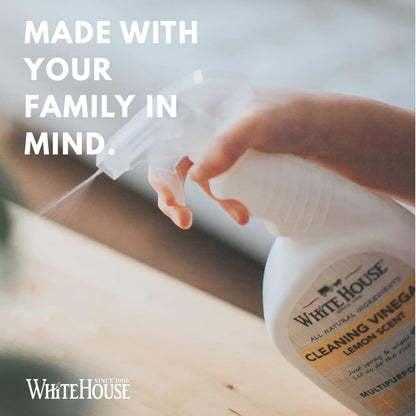 White House All Natural Lemon Cleaning Vinegar Multipurpose Spray, 32 oz (Pack of 1)