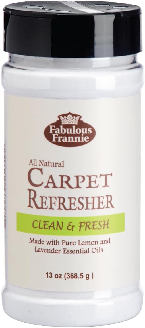 Fabulous Frannie All Natural Ingredients No Synthetics Protect Carpet Care made with Pure Essential Oils Clove, Lemon, Cinnamon, Eucalyptus and Rosemary 13 Ounce (Pack of 1)