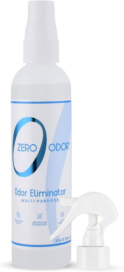Zero Odor – Multi-Purpose Odor Eliminator - Air & Surface Odor – Patented Technology for Bathroom, Kitchen, Fabric, Closet- Smell Great Again, 16oz