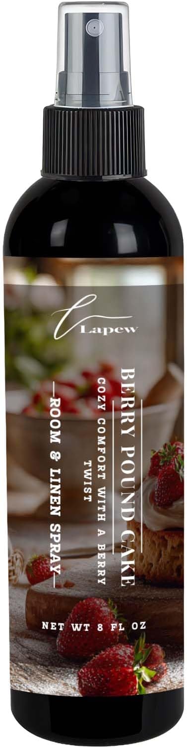 Lapew Room & Linen Spray | Fragrance Mist for Home, Car & Office | Fabric & Air Freshener | Neutralizing Mist | Made in USA | Cozy Cinnamon & Apple - Colors B