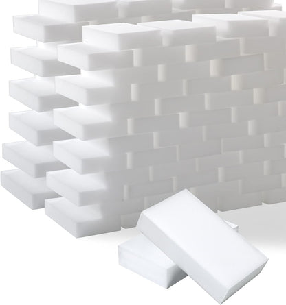 Trendbox 50 Pack Melamine Sponges Magic Cleaning Sponges in Bulk Melamine Foam for Dishes Eraser Sponges for Cleaning