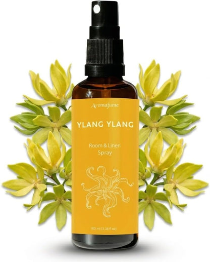 Vanilla Room, Linen & Pillow Spray by Aromafume | 100ml/3.38 fl oz | with Pure Vanilla Essential Oil | Aromatherapy Spray | Mist for Bedding, Fabrics