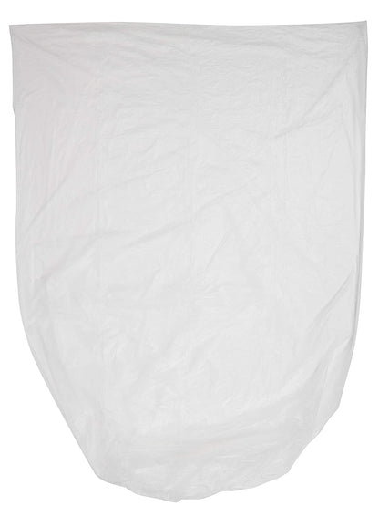 Amazon Basics 55 Gallon Trash Bags, Heavy-Duty Construction, Leak Resistant, Unscented, Clear, 50 Count (Previously AmazonCommercial brand)