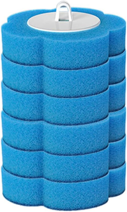 36 PCS Disposable Toilet Brush Heads, Toilet Bowl Wand Refills for Toilet and Bathroom Cleaning, Disposable Toilet Cleaner Refill Pads for Washroom Mats Brush Cleaning System (36PCS)