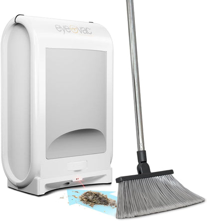 EyeVac Pro Touchless Vacuum Automatic Dustpan - Ultra Fast & Powerful - Great for Sweeping Salon Pet Hair Food Dirt Kitchen, Corded Canister Vacuum, Bagless, Automatic Sensors, 1400 Watt (Black)