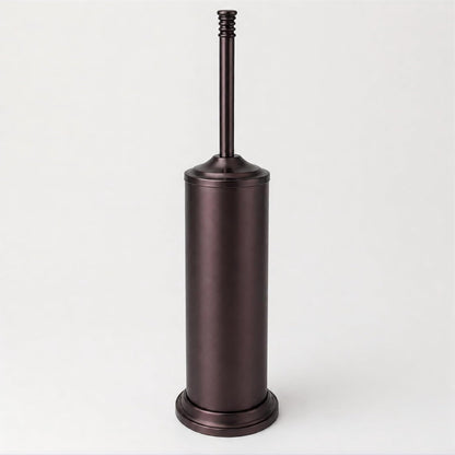 Black Toilet Brush and Holder Set，Extra Long Handled Toilet Bowl Brush and Holder，Stainless Steel Heavy Duty Toilet Brush for Bathroom,Deep Cleaning Modern Toilet Cleaner Slip Base