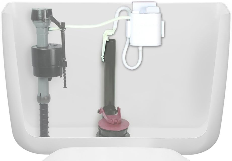 Fluidmaster 8300 Flush 'n Sparkle Automatic Toilet Bowl Cleaning System with Bleach Cartridge, 1 Count (Pack of 1) ( Packaging May Vary)