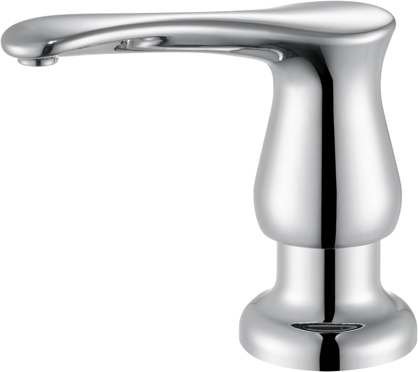 GAGALIFE Kitchen Sink Soap Dispenser Brushed Nickel, Under Sink Soap Dispenser with 40" Silicone Extension Tube Kit,Say Goodbye to Frequent Refills