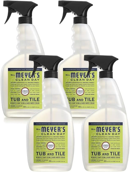 MRS. MEYER'S CLEAN DAY Tub and Tile Cleaner, Lemon Verbena 33 Fluid Ounce
