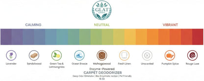 Enzyme-Powered Carpet Deodorizer (Powder) - Vanilla Pumpkin | Natural Pet Odor Eliminator | Bio-Enzymatic Formula, Premium Performance, Eco Friendly | 16 oz