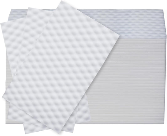 Magic Cleaning Sponge Eraser Sheets,50 Count Convex Point Melamine Sponge, Thickened, Long Lasting, Disposable Cleaner Pads Eraser Wipes for Kitchen Shoe Furniture Bathroom Hard-to-Reach Places