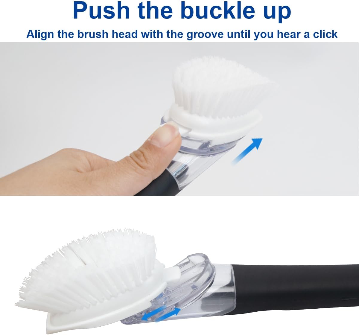 CELOX Dish Brush with Soap Dispenser, Kitchen Brush for Pans, Dishes