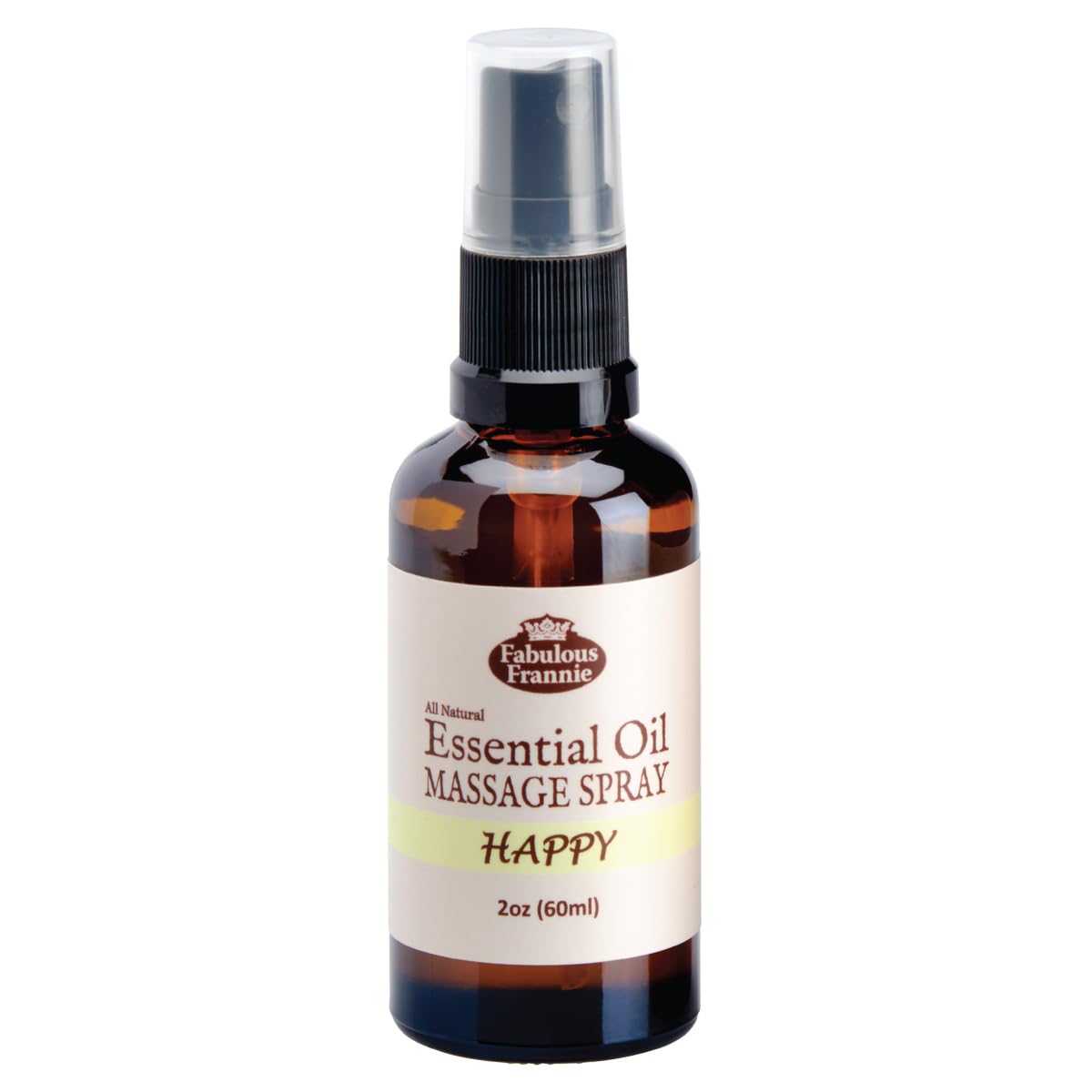 Fabulous Frannie Bug Away Healthy Massage Spritz Made with Carrier Oils and Citronella, Lavender, Eucalyptus and Lemongrass Essential Oils 2oz