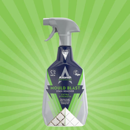 Astonish Apple Burst Household Cleaner - Shower Curtain, Shower Door, Bathroom Tiles - Hard Water Stains, Rust & Calcium Bathroom Cleaner - No Scrub, Cruelty Free Cleaning Supplies, 750ml Bottle