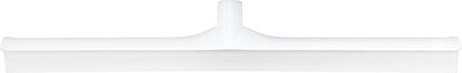 SPARTA 24" Floor Squeegee Replacement Head, Seamless Rubber with Rust-Free Plastic Frame for HACCP Compliance, Heavy-Duty Industrial Use, Thermoplastic Rubber, 24 Inches, White (Pack of 6)