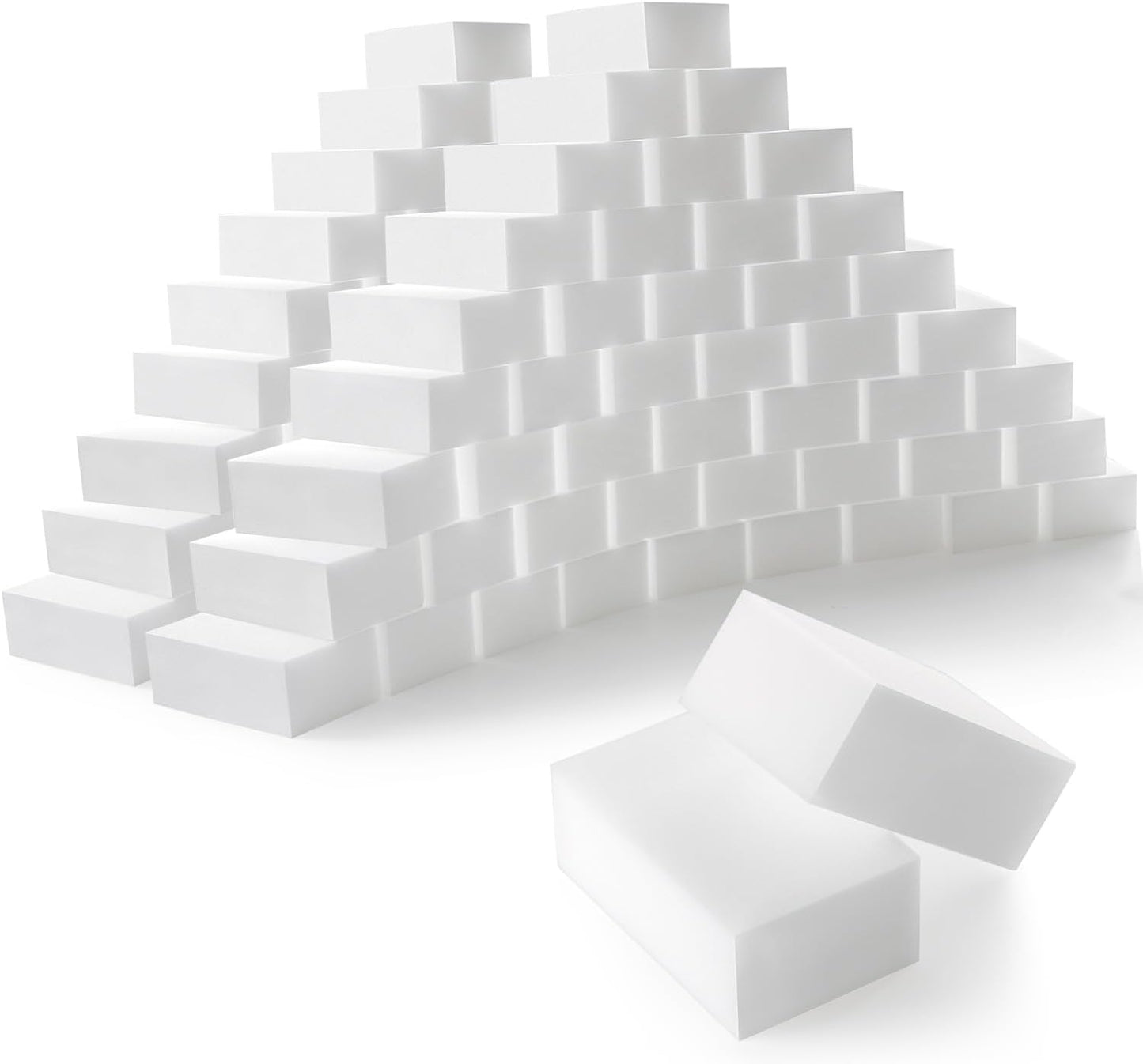 Trendbox 50 Pack Melamine Sponges Magic Cleaning Sponges in Bulk Melamine Foam for Dishes Eraser Sponges for Cleaning