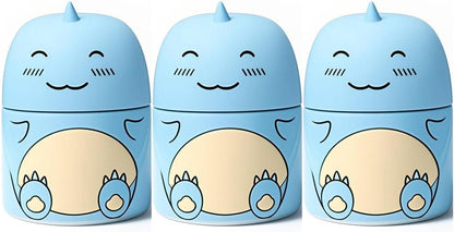 Cute Dinosaur-Shaped Toilet Bowl Cleaner Bottle, Bathroom Toilet Tank Cleaner with Ocean, Jasmine, and Peach Scent,Three bottles can be used for 9 months (Ocean&Peach&Jasmine)