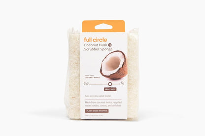 Full Circle Agave Leaf Scour Pads – Pack of 3 – Maximum Strength, Non-Scratch Dish Scrubber Made with Plant-Based & Recycled Materials, Safe for Nonstick