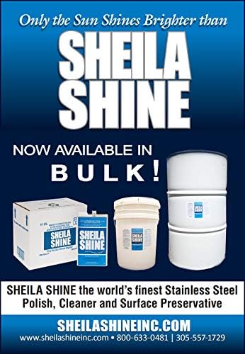Sheila Shine 3oz Stainless Steel Cleaner and Polish - Cleans, Polishes & Protects Kitchen Appliances, Refrigerators, Sinks, Ovens & Grills - Stainless Cleaner Spray for Residue & Streak Free Shine
