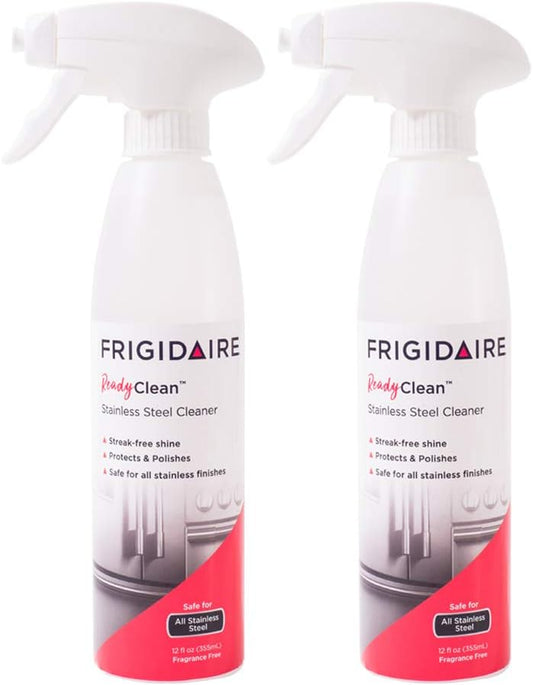 Frigidaire 10FFSSCL02 Ready Clean Stainless Steel Cleaner, 12 Ounces, 2-Pack